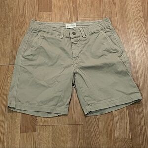 Duck Head Men’s 32 (31”) Chino Shorts Beige Flat front Classic Preppy 8” Inseam